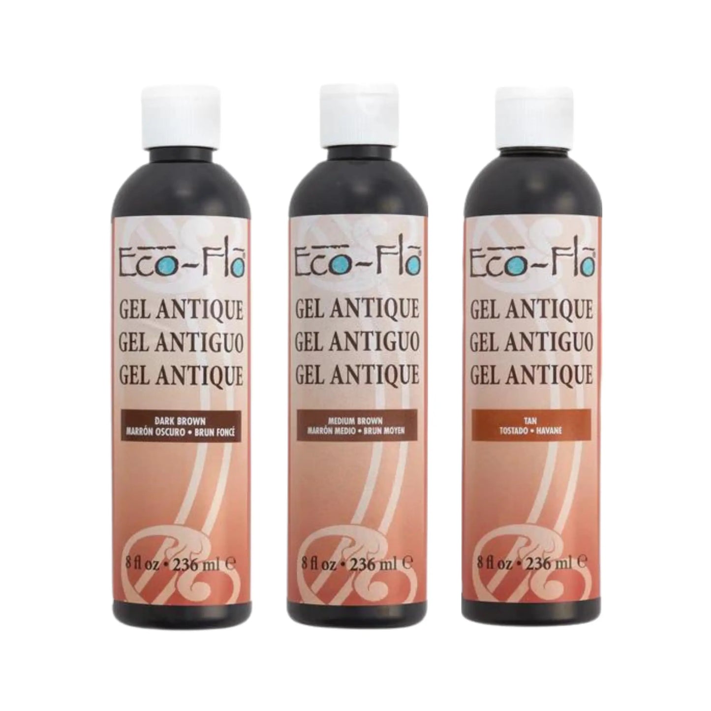 Eco-Flo Gel Antikk Lærfinish 236ml