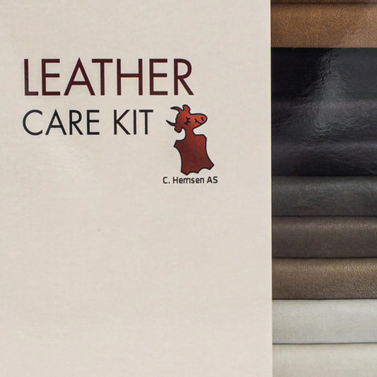 Leather Care Kit - Pleiesett for skinnmøbler- KJØP 1 FÅ 2 !