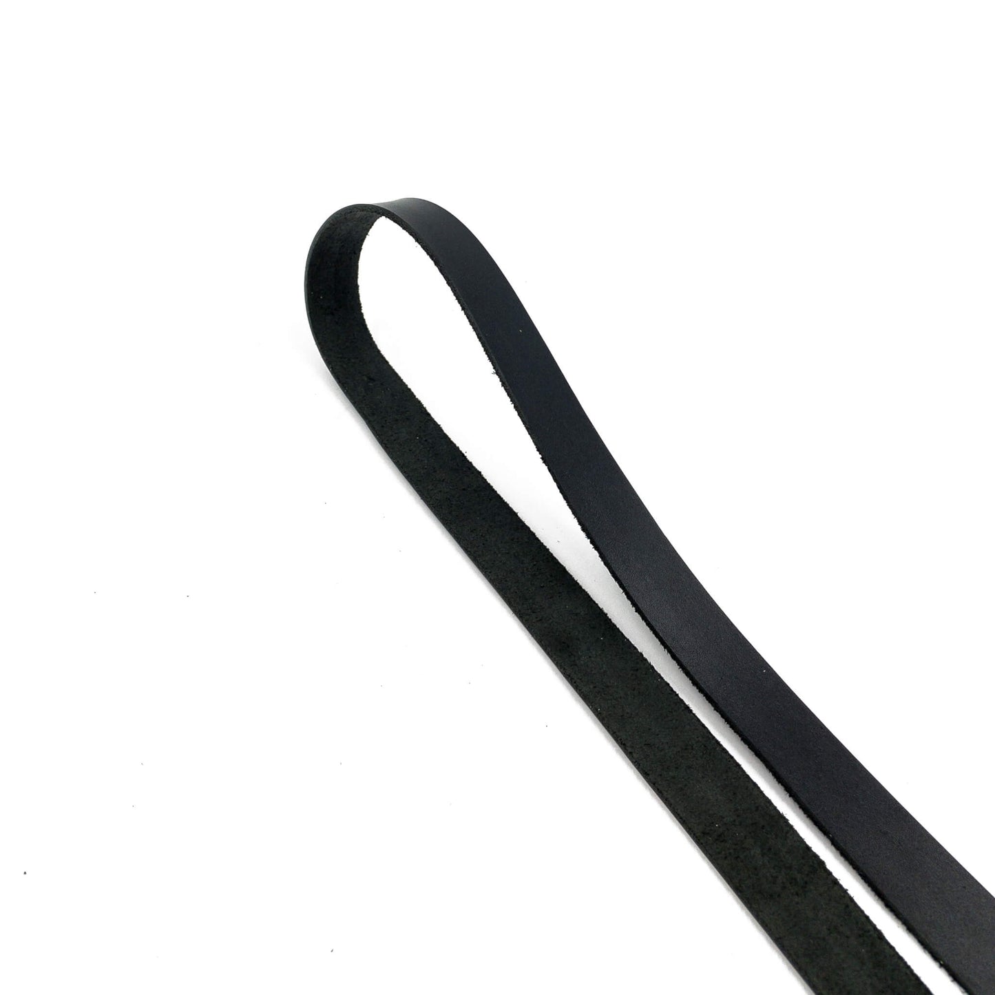 Lærreim Dakota Svart side 2-2,4mm