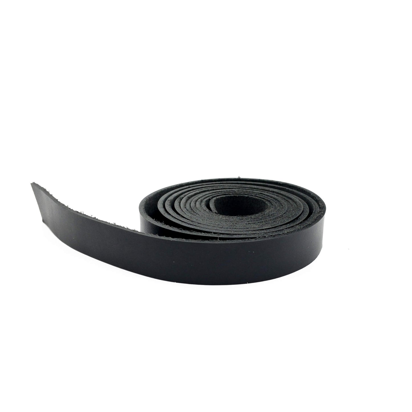 Lærreim Dakota Svart side 2-2,4mm
