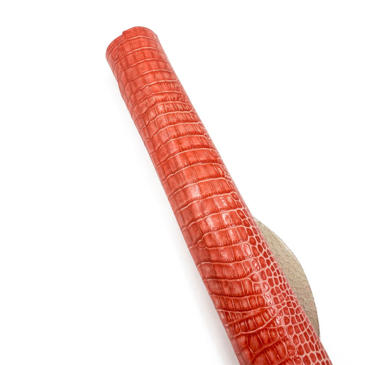 Krokopreget Rød 1 mm