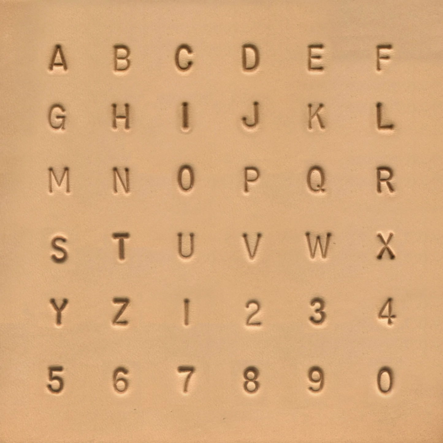 Alfabetsett Simple 6,5 mm