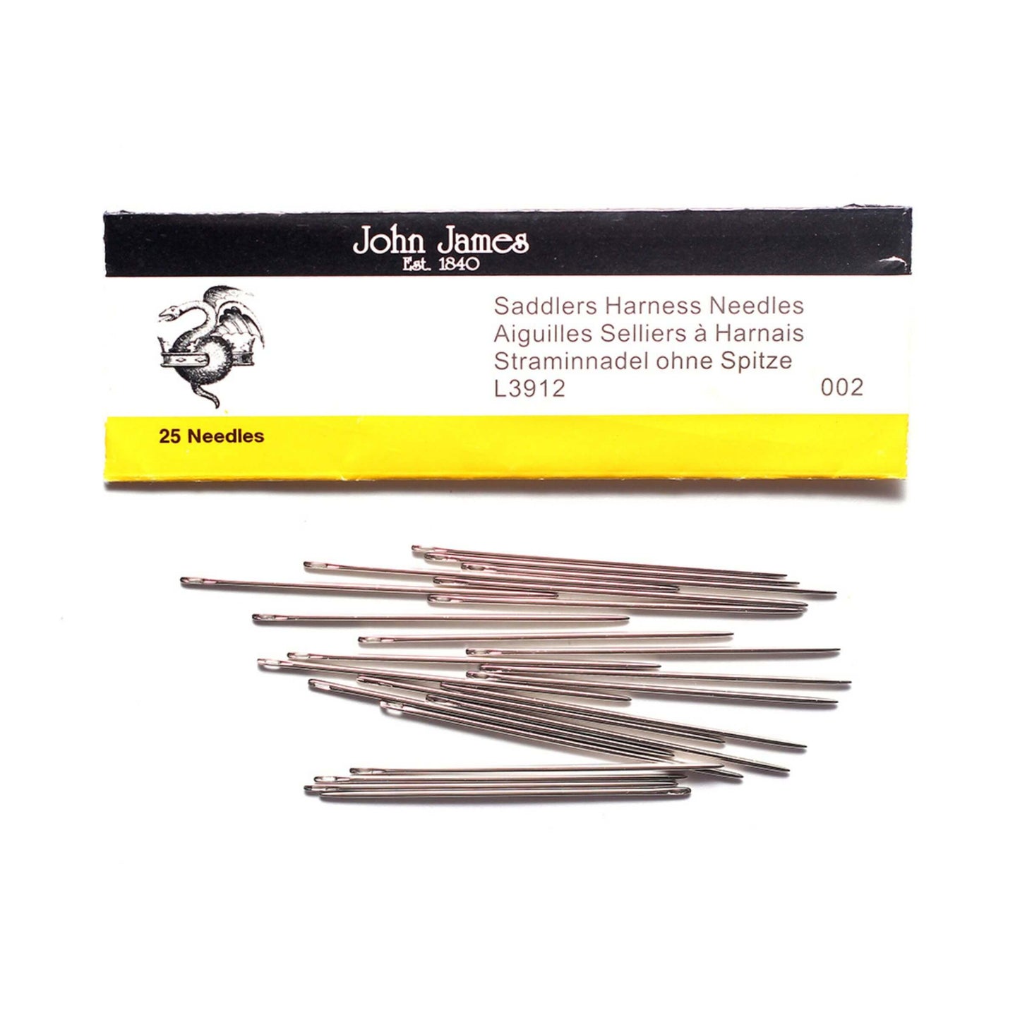 Salmakernåler John James pk 25 stk