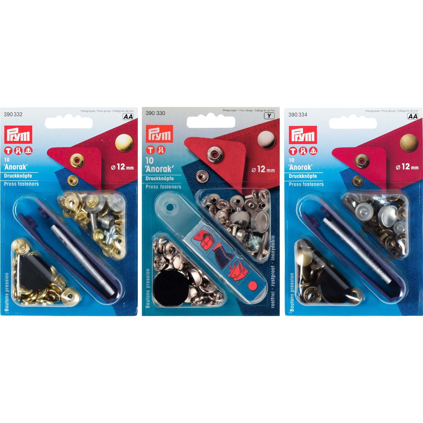 Prym trykknapper 12mm