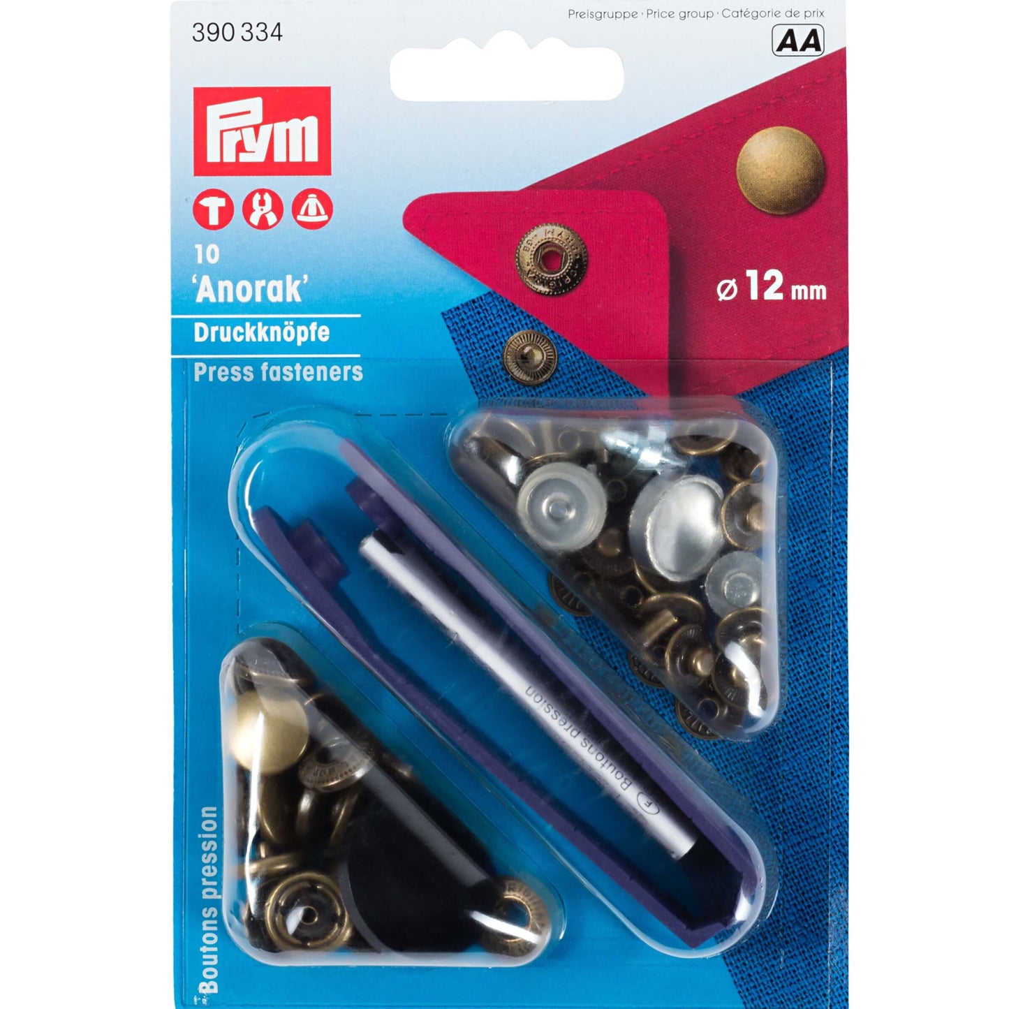 Prym trykknapper 12mm