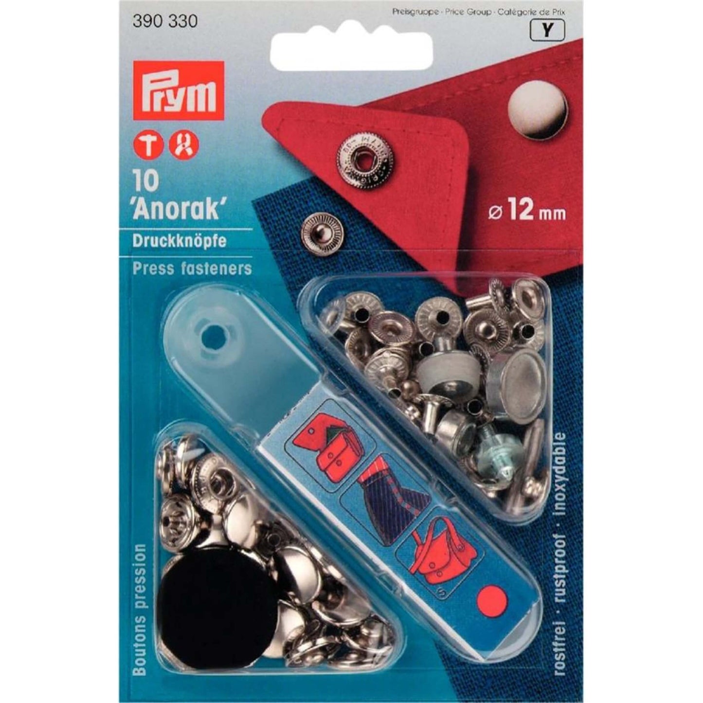 Prym trykknapper 12mm