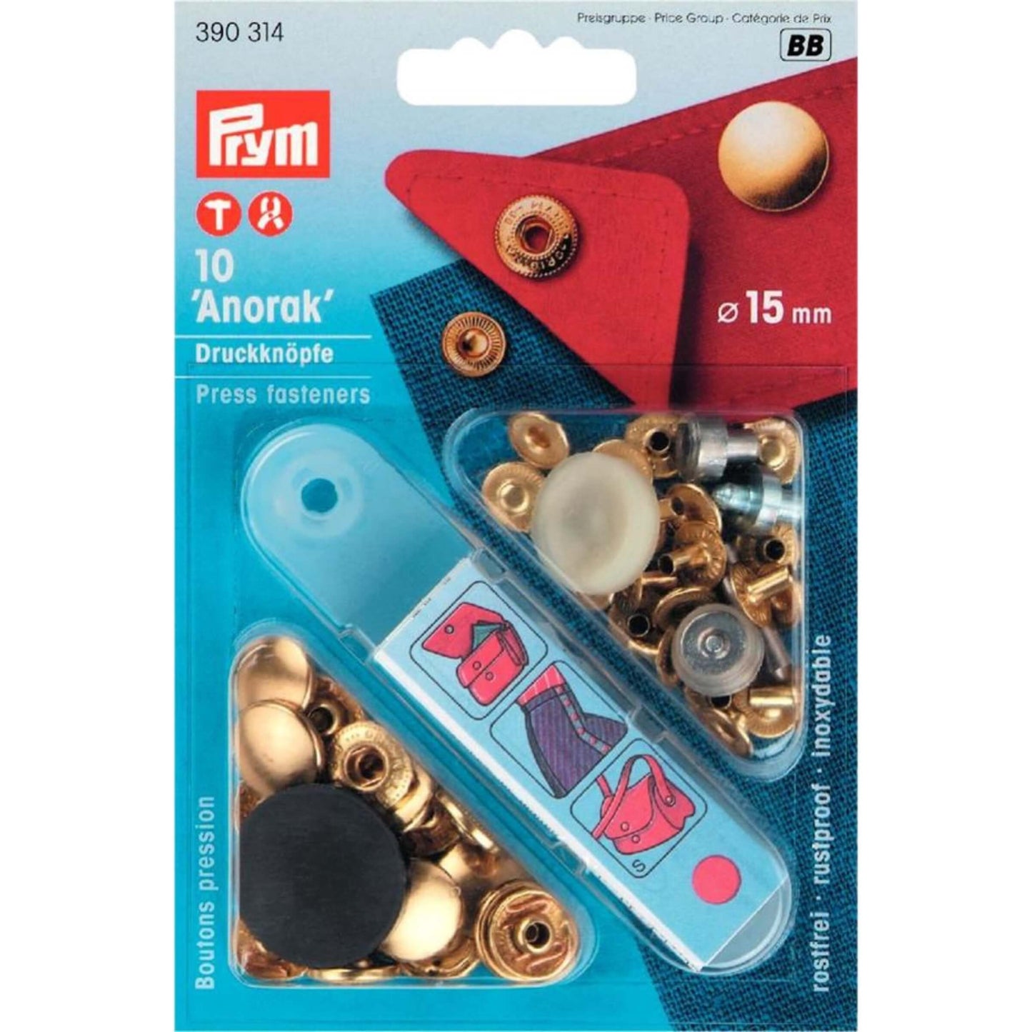 Prym trykknapper 15mm