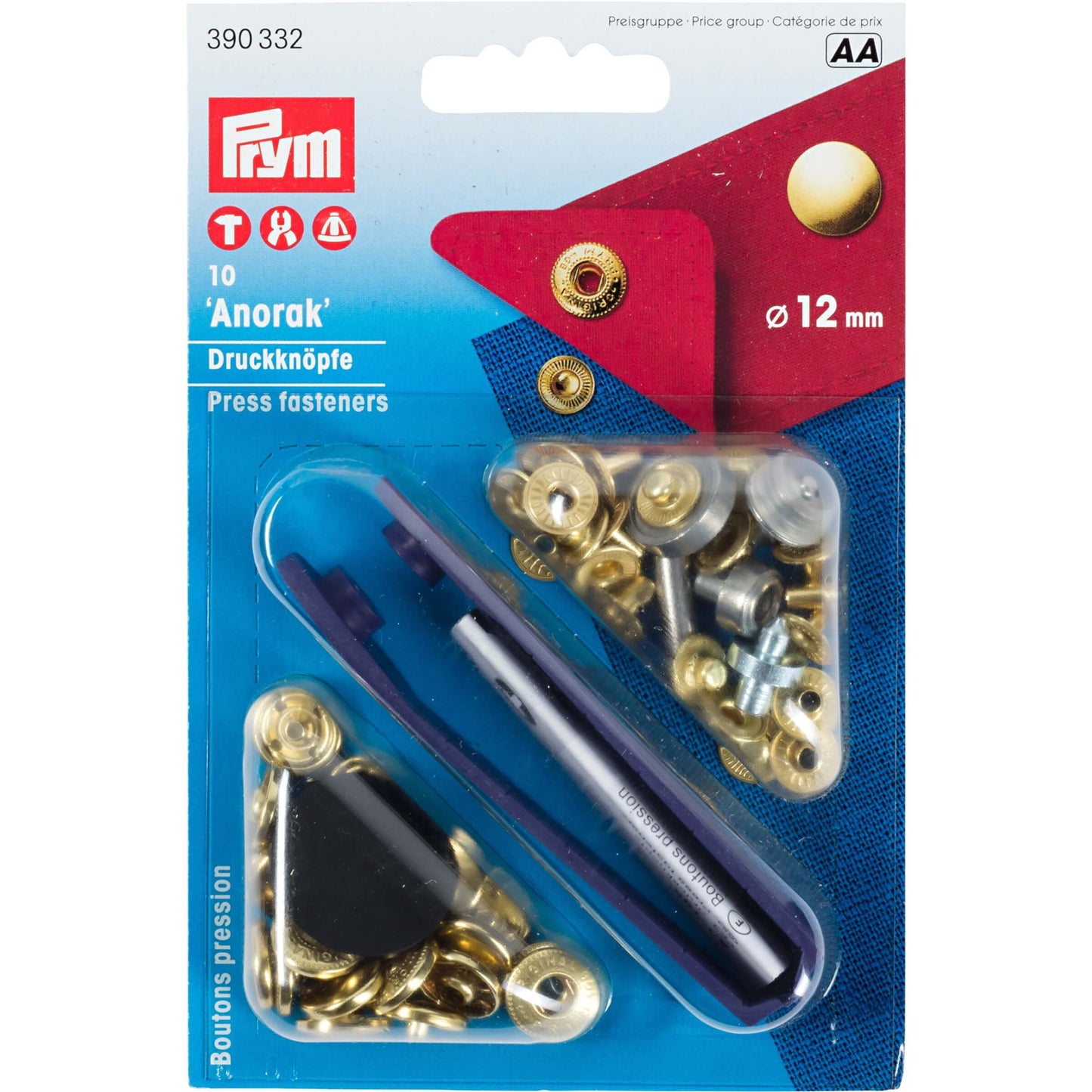 Prym trykknapper 12mm
