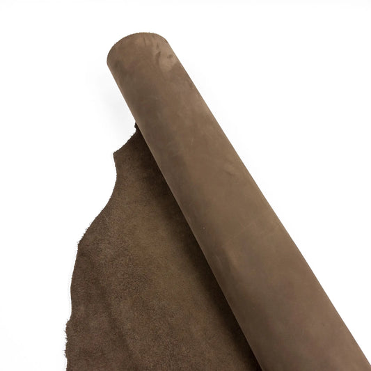Nubuck side Brun 1,2-1,4mm