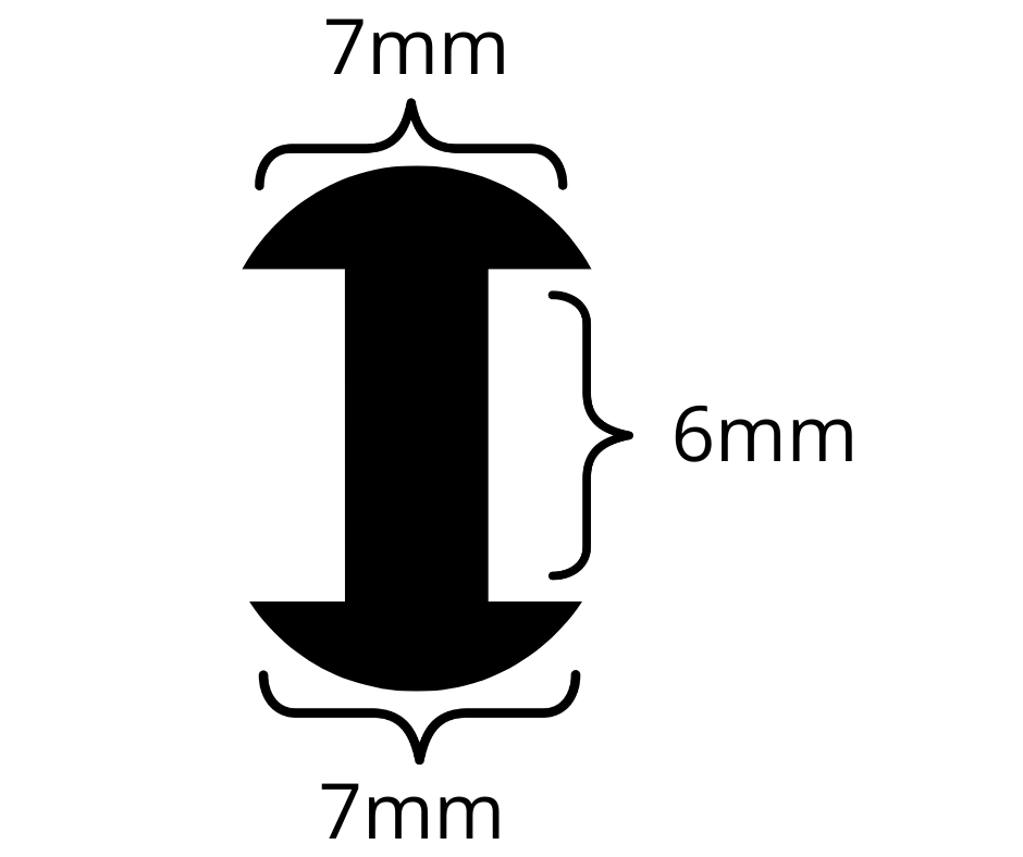 Dobbelnite 7mm 100 stk nr 182